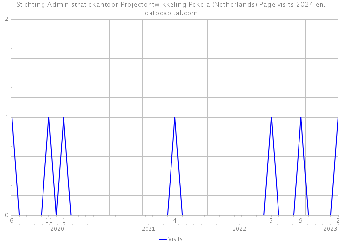 Stichting Administratiekantoor Projectontwikkeling Pekela (Netherlands) Page visits 2024 