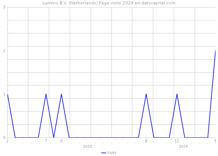 Lumino B.V. (Netherlands) Page visits 2024 