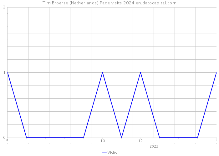 Tim Broerse (Netherlands) Page visits 2024 