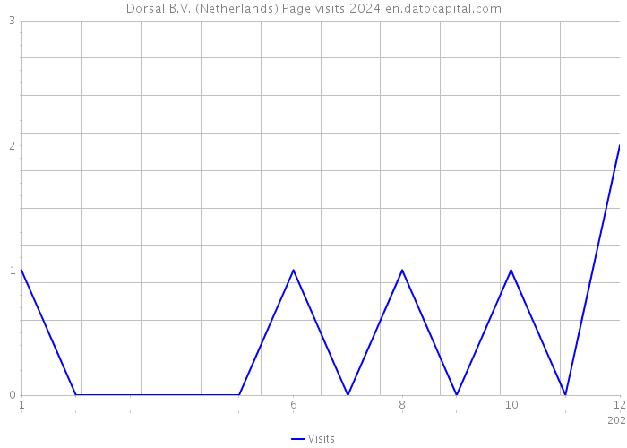 Dorsal B.V. (Netherlands) Page visits 2024 