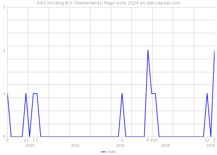 AAC Holding B.V. (Netherlands) Page visits 2024 