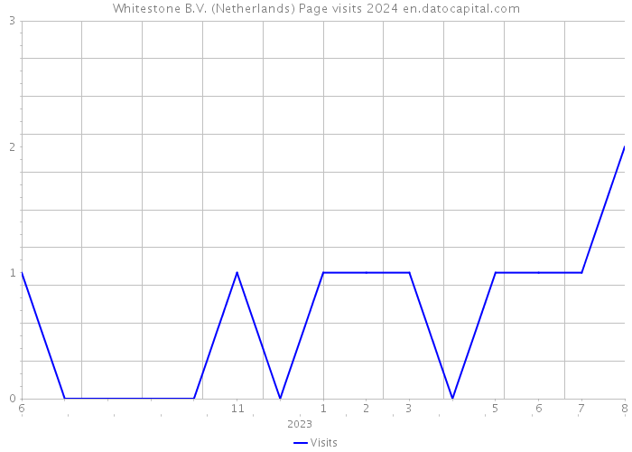 Whitestone B.V. (Netherlands) Page visits 2024 