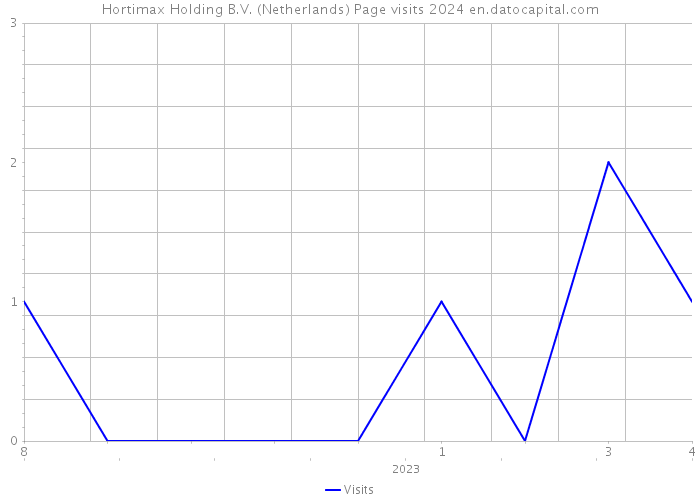 Hortimax Holding B.V. (Netherlands) Page visits 2024 