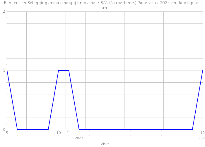 Beheer- en Beleggingsmaatschappij Knipscheer B.V. (Netherlands) Page visits 2024 
