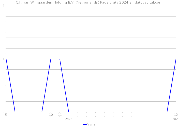 C.F. van Wijngaarden Holding B.V. (Netherlands) Page visits 2024 