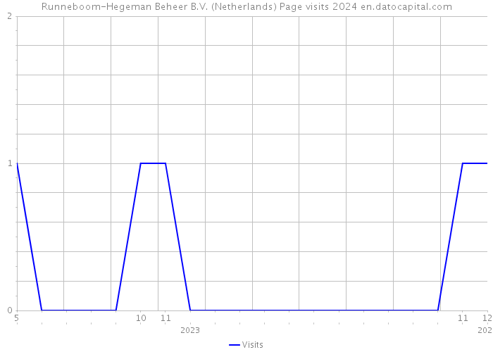 Runneboom-Hegeman Beheer B.V. (Netherlands) Page visits 2024 