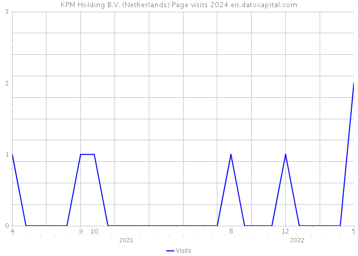 KPM Holding B.V. (Netherlands) Page visits 2024 