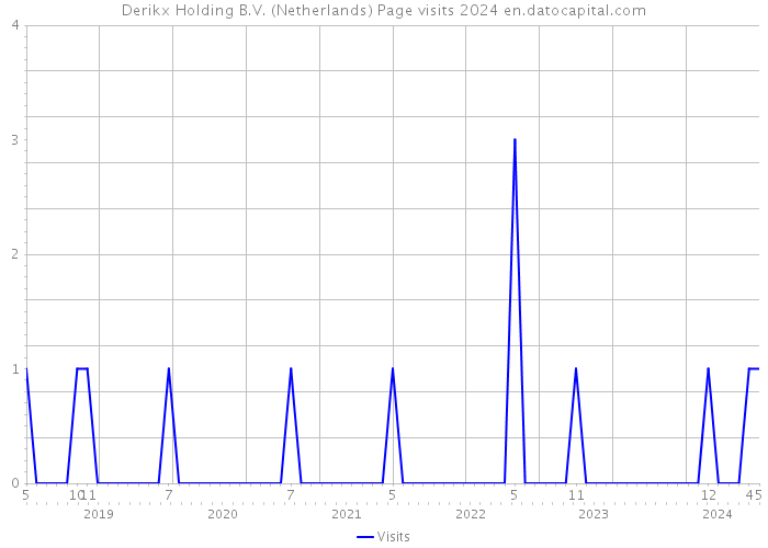Derikx Holding B.V. (Netherlands) Page visits 2024 