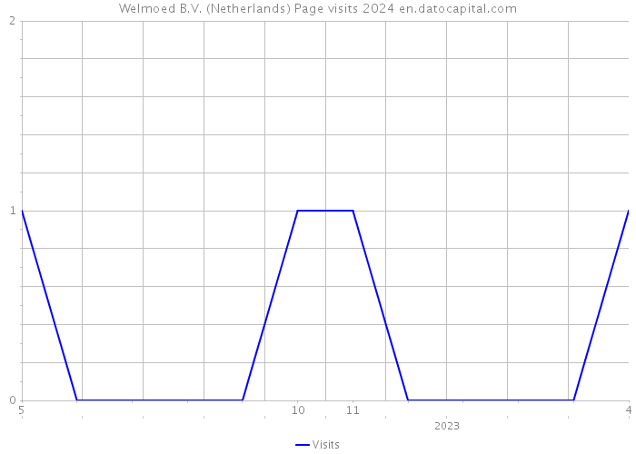 Welmoed B.V. (Netherlands) Page visits 2024 