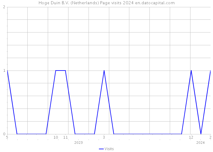 Hoge Duin B.V. (Netherlands) Page visits 2024 
