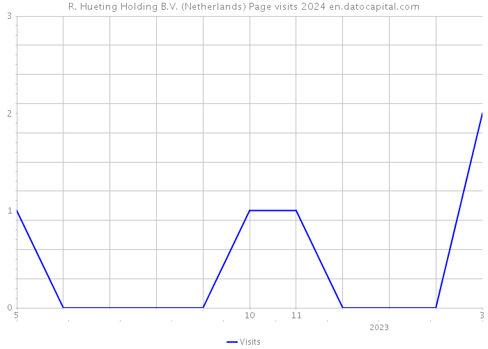 R. Hueting Holding B.V. (Netherlands) Page visits 2024 