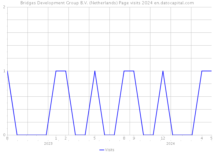 Bridges Development Group B.V. (Netherlands) Page visits 2024 