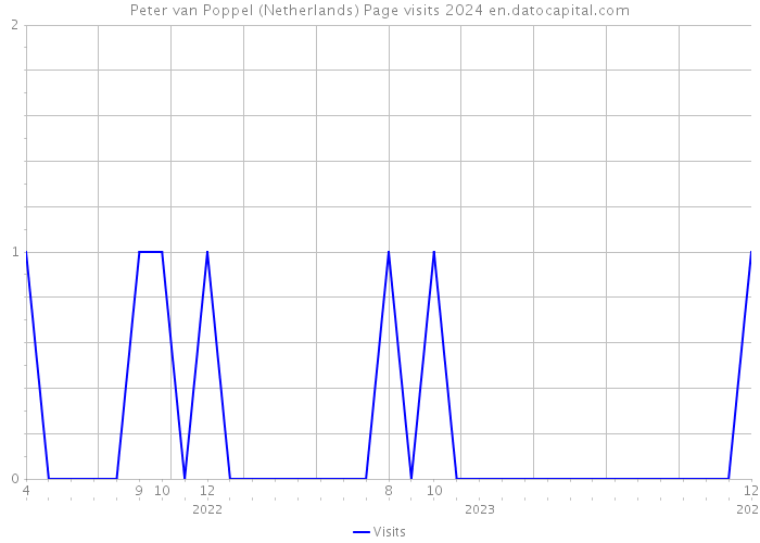 Peter van Poppel (Netherlands) Page visits 2024 