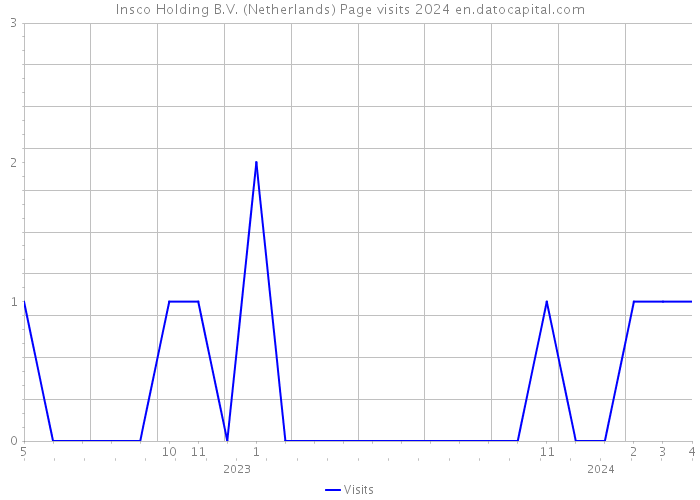 Insco Holding B.V. (Netherlands) Page visits 2024 