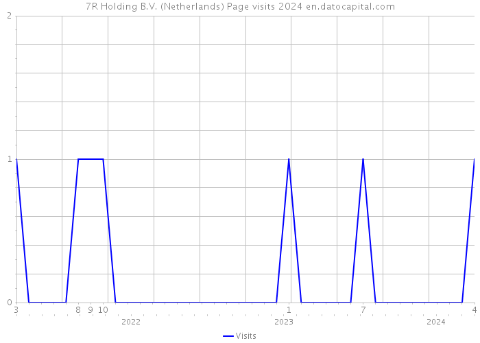 7R Holding B.V. (Netherlands) Page visits 2024 