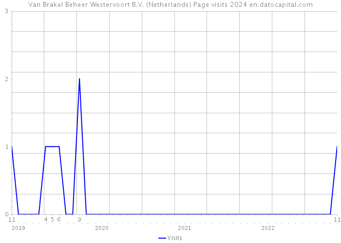 Van Brakel Beheer Westervoort B.V. (Netherlands) Page visits 2024 