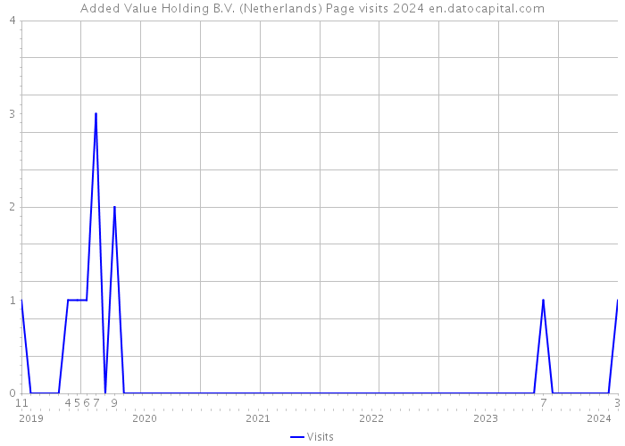 Added Value Holding B.V. (Netherlands) Page visits 2024 