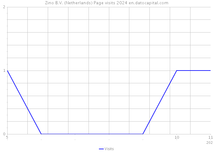 Zino B.V. (Netherlands) Page visits 2024 