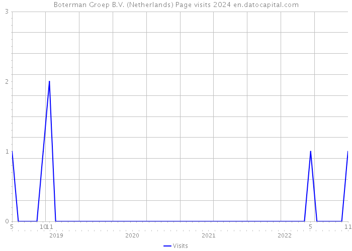 Boterman Groep B.V. (Netherlands) Page visits 2024 