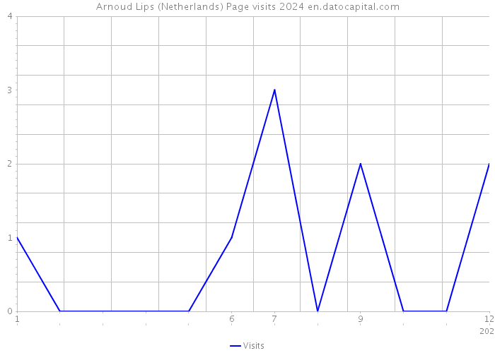 Arnoud Lips (Netherlands) Page visits 2024 