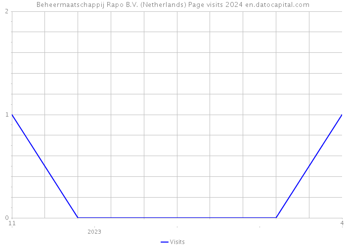 Beheermaatschappij Rapo B.V. (Netherlands) Page visits 2024 