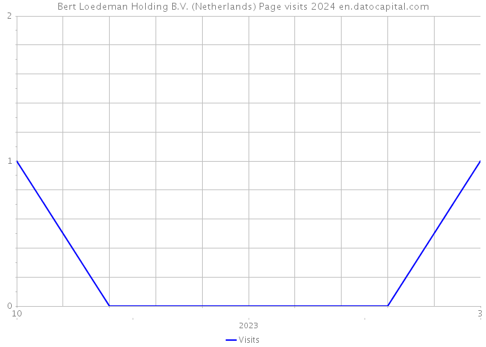 Bert Loedeman Holding B.V. (Netherlands) Page visits 2024 