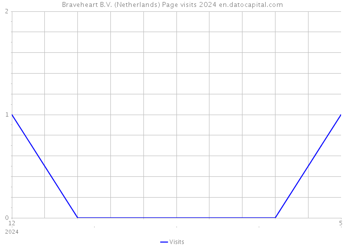 Braveheart B.V. (Netherlands) Page visits 2024 
