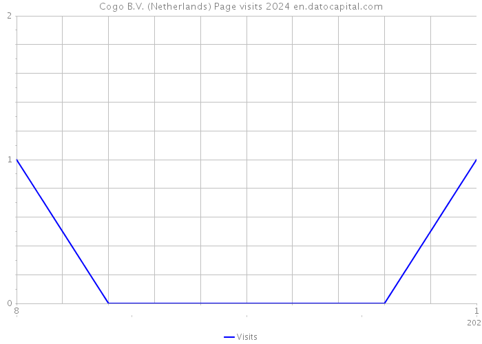 Cogo B.V. (Netherlands) Page visits 2024 