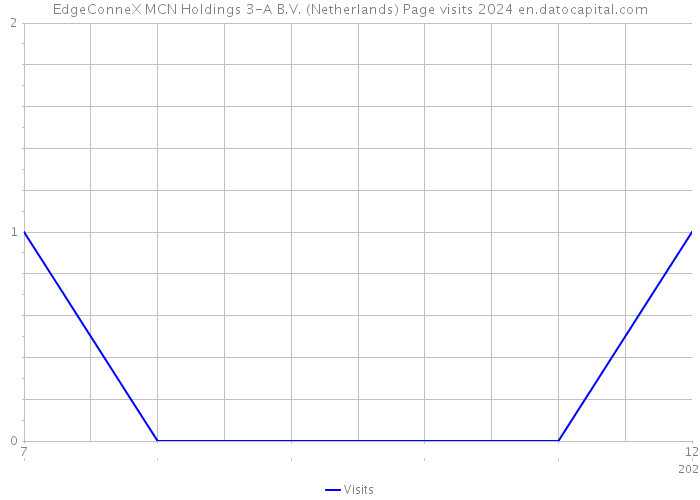 EdgeConneX MCN Holdings 3-A B.V. (Netherlands) Page visits 2024 
