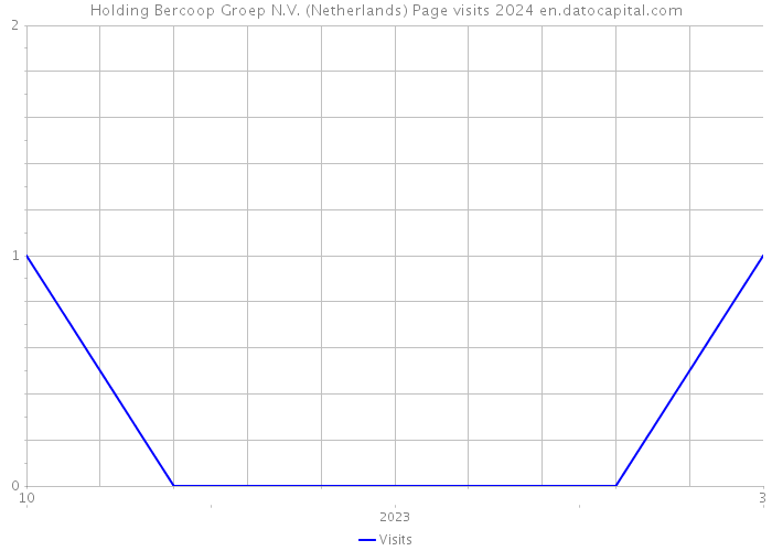 Holding Bercoop Groep N.V. (Netherlands) Page visits 2024 