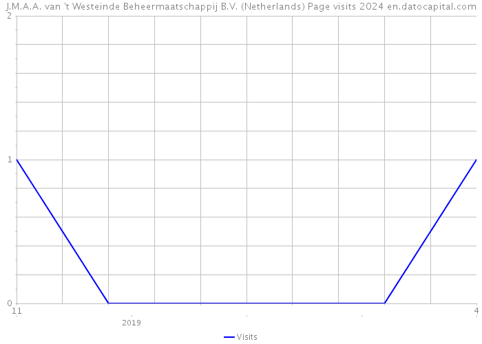 J.M.A.A. van 't Westeinde Beheermaatschappij B.V. (Netherlands) Page visits 2024 