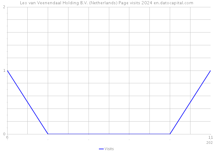 Leo van Veenendaal Holding B.V. (Netherlands) Page visits 2024 