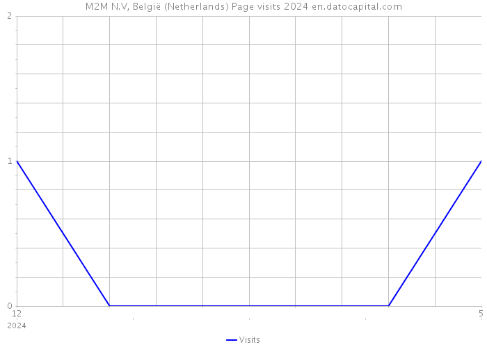 M2M N.V, België (Netherlands) Page visits 2024 