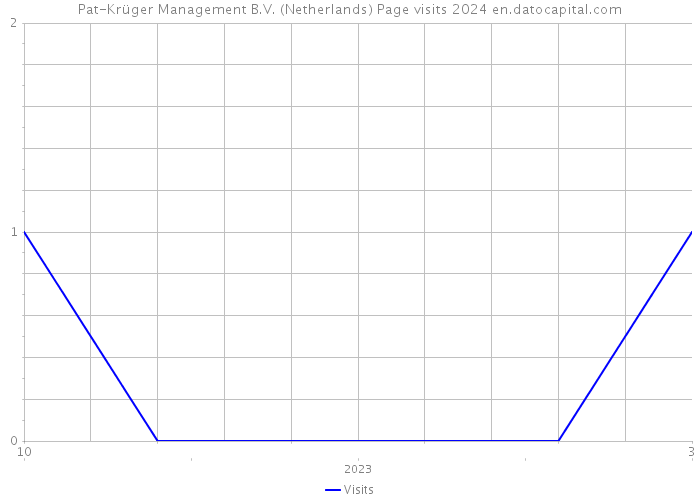 Pat-Krüger Management B.V. (Netherlands) Page visits 2024 