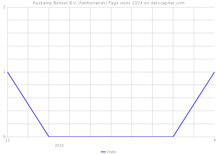 Ruskamp Beheer B.V. (Netherlands) Page visits 2024 