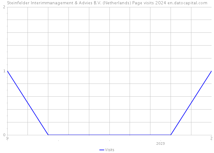 Steinfelder Interimmanagement & Advies B.V. (Netherlands) Page visits 2024 