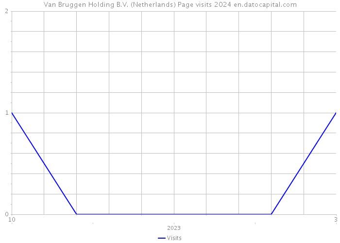 Van Bruggen Holding B.V. (Netherlands) Page visits 2024 