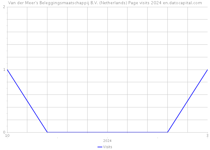 Van der Meer's Beleggingsmaatschappij B.V. (Netherlands) Page visits 2024 