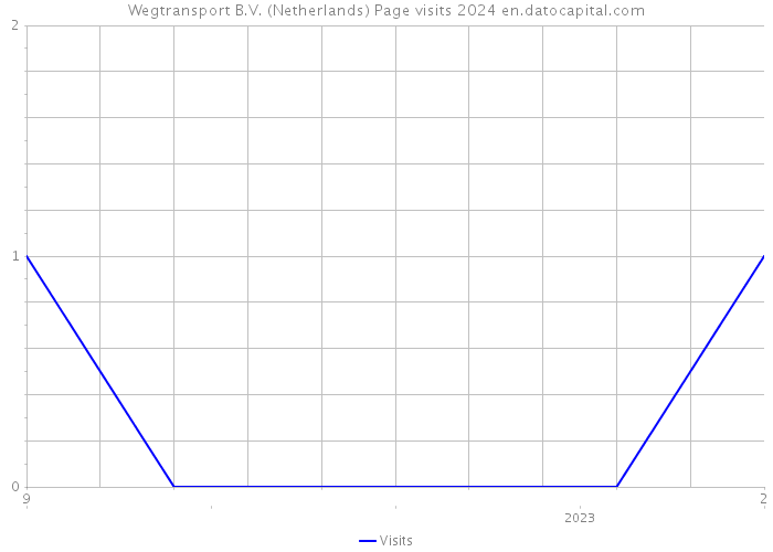 Wegtransport B.V. (Netherlands) Page visits 2024 