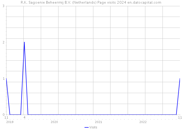 R.K. Sagoenie Beheermij B.V. (Netherlands) Page visits 2024 