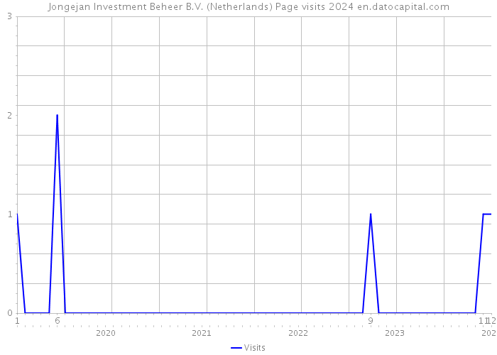 Jongejan Investment Beheer B.V. (Netherlands) Page visits 2024 