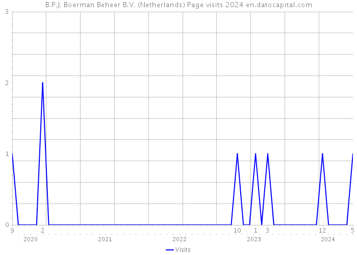 B.P.J. Boerman Beheer B.V. (Netherlands) Page visits 2024 