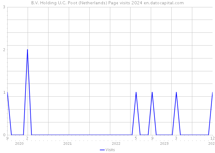 B.V. Holding U.C. Poot (Netherlands) Page visits 2024 