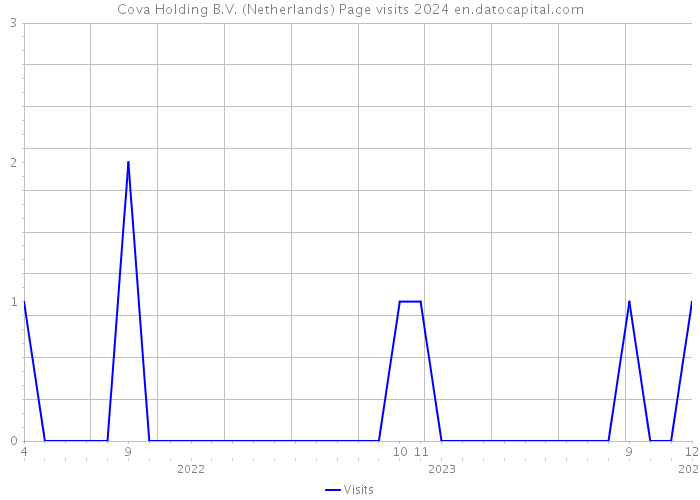 Cova Holding B.V. (Netherlands) Page visits 2024 
