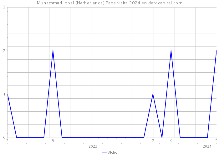 Muhammad Iqbal (Netherlands) Page visits 2024 