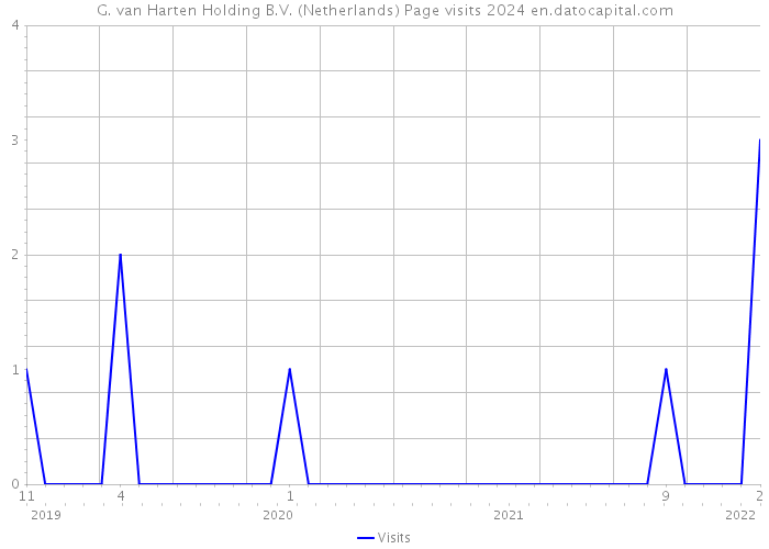 G. van Harten Holding B.V. (Netherlands) Page visits 2024 
