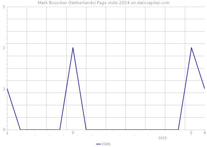 Mark Bosscher (Netherlands) Page visits 2024 