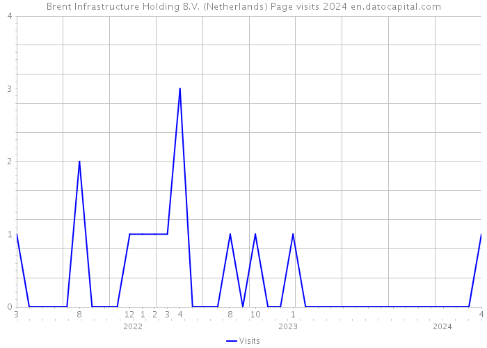 Brent Infrastructure Holding B.V. (Netherlands) Page visits 2024 