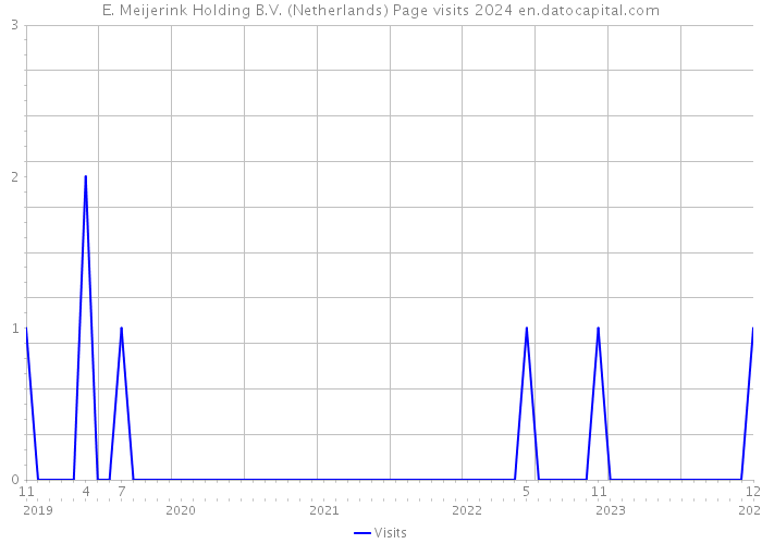 E. Meijerink Holding B.V. (Netherlands) Page visits 2024 