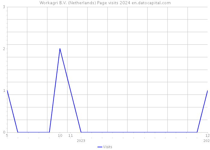 Workagri B.V. (Netherlands) Page visits 2024 
